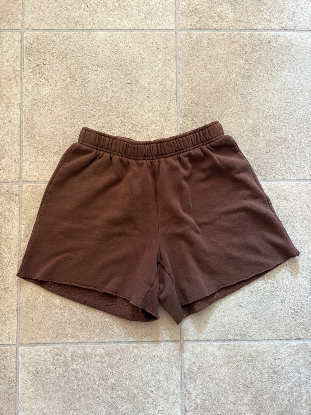 PacSun Brown Cotton Sweat Shorts